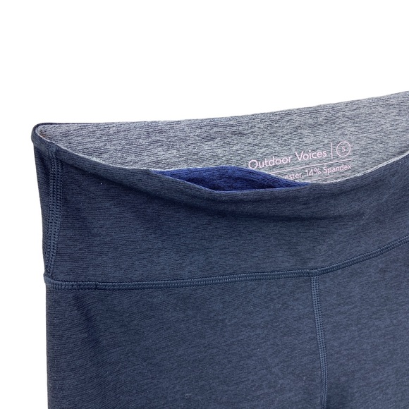 OUTDOOR VOICES Leggings Running Yoga Gym Active, Cropped, Raw Hem - Picture 7 of 8